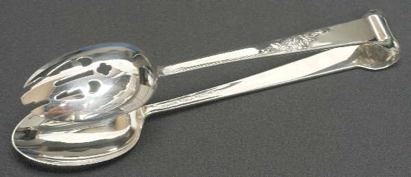 Classic Rose (Sterling, 1954) Salad Tongs Solid HC