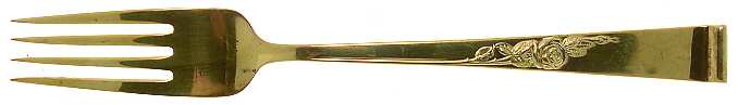 Classic Rose-Gold (Sterling, Gold Vermeil, 1954) Fork
