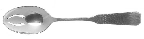 Colonial Forge (Stainless, 1976) Pierced Tablespoon (Serving Spoon)