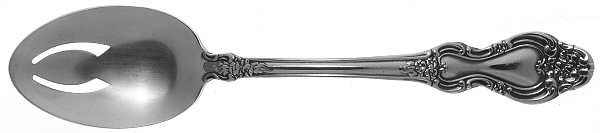 Colonial French (Stainless, 1975) Pierced Tablespoon (Serving Spoon)