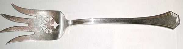 Columbia (Sterling, 1912) Large Chipped Beef Fork