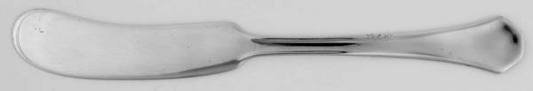 Columbia (Sterling, 1912) Flat Handle Butter Spreader