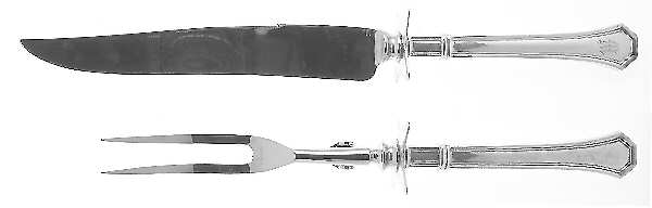 Columbia (Sterling, 1912) Small Stainless Blade 2-Piece Steak Carving Set