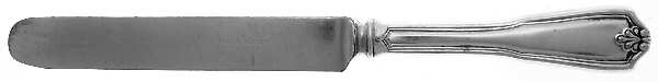 Commonwealth (Silverplate, 1939) Blunt Hollow Knife with Bolster