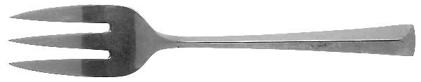 Crest (Stainless) Medium Solid Cold Meat Serving Fork