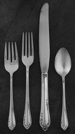 Dancing Flowers (Sterling, 1950) 32  Piece Estate Set