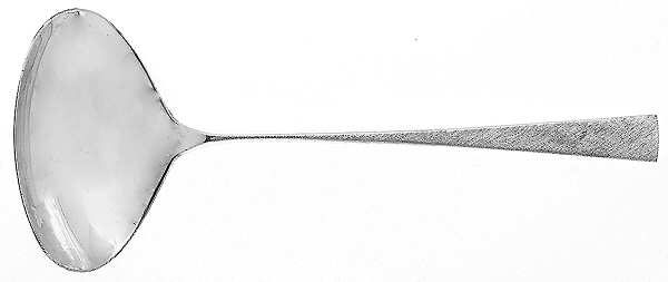 Da Vinci (Sterling, Burnished, 1967) Solid Piece Cream Ladle