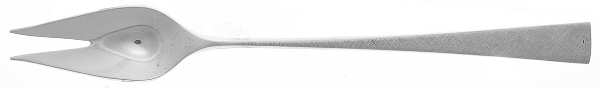 Da Vinci (Sterling, Burnished, 1967) Short Handle Pickle/Olive Fork