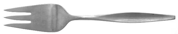 Denmark (Silverplate, 1963) Medium Solid Cold Meat Serving Fork