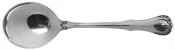 Devon (Sterling, 1911) Round Bowl Soup Spoon (Gumbo)