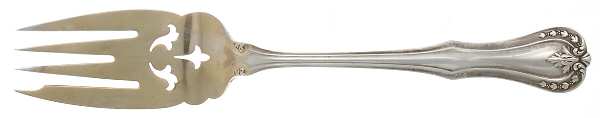 Devon (Sterling, 1911) Medium Solid Cold Meat Serving Fork