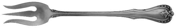 Devon (Sterling, 1911) Short Handle Pickle/Olive Fork