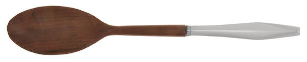 Diamond (Sterling, 1958) Salad Serving Spoon with Wooden Bowl HC