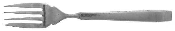 Diana (Stainless, Glossy) Individual Solid Fish Fork