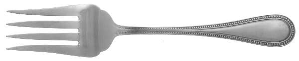 Dickens (Stainless) Medium Solid Cold Meat Serving Fork