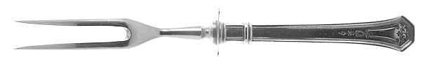 Dorothy Quincy (Sterling, 1912) Small Steak Carving Fork with Stainless Prongs