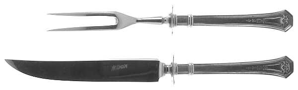 Dorothy Quincy (Sterling, 1912) Small Stainless Blade 2-Piece Steak Carving Set