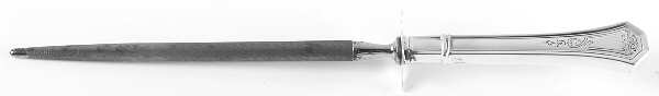 Dorothy Quincy (Sterling, 1912) Large Roast Steel Rod Knife Sharpener