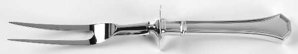 Dorothy Quincy (Sterling, 1912) Large Stainless-Prong Roast Carving Fork