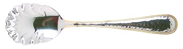 Dorado (Stainless, Gold Accent) Sugar Shell Spoon