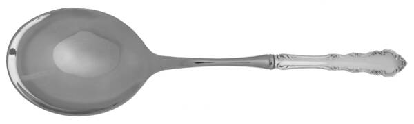 Dresden Rose (Silverplate, 1953) Casserole Spoon with Smooth Stainless Bowl HC