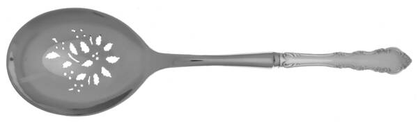 Dresden Rose (Silverplate, 1953) Holiday Casserole Spoon-Stainless Bowl HC