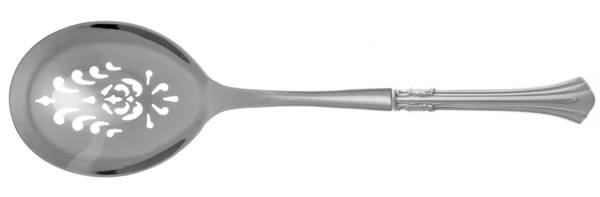 Eighteenth Century (Sterling, 1971, Newer) Casserole Spoon with Pierced Stainless Bowl HC