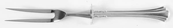 Eighteenth Century (Sterling, 1971, Newer) Large Stainless-Prong Roast Carving Fork
