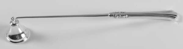 Eighteenth Century (Sterling, 1971, Newer) Candle Snuffer with Silverplate Implement