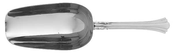 Eighteenth Century (Sterling, 1971, Newer) Ice Scoop with Silverplate Bowl