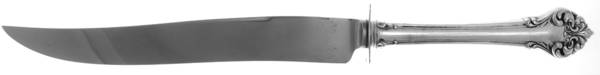 Elegante-L'Elegante (Sterling, 1900-1940) Large Stainless Blade Roast Carving Knife