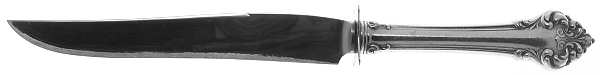 Elegante-L'Elegante (Sterling, 1900-1940) Small Steak Carving Knife with Stainless Blade