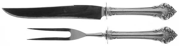 Elegante-L'Elegante (Sterling, 1900-1940) Small Stainless Blade 2-Piece Steak Carving Set