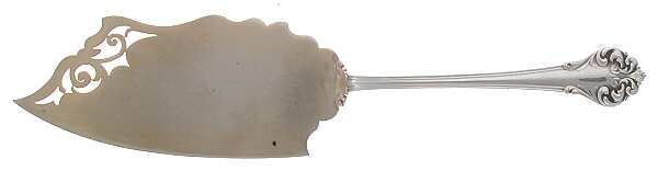 Elegante-L'Elegante (Sterling, 1900-1940) Large Solid Pierced Fish Knife