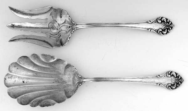 Elegante-L'Elegante (Sterling, 1900-1940) (2 Pc) Solid Salad Set