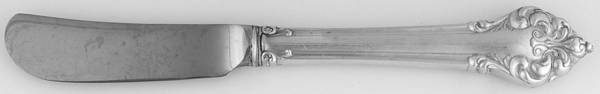 Elegante-L'Elegante (Sterling, 1900-1940) Butter Spreader Hollow Hdl-Paddle/Stainless Blade