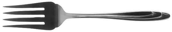 Elise (Stainless) Medium Solid Cold Meat Serving Fork