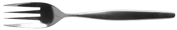 Elke II (Stainless) Medium Solid Cold Meat Serving Fork