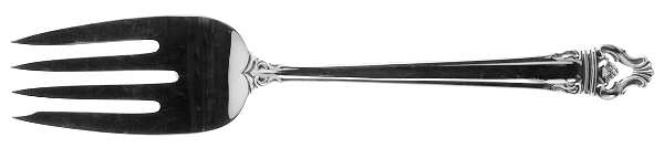 Emperor-New Emperor (Silverplate, 1969) Medium Solid Cold Meat Serving Fork