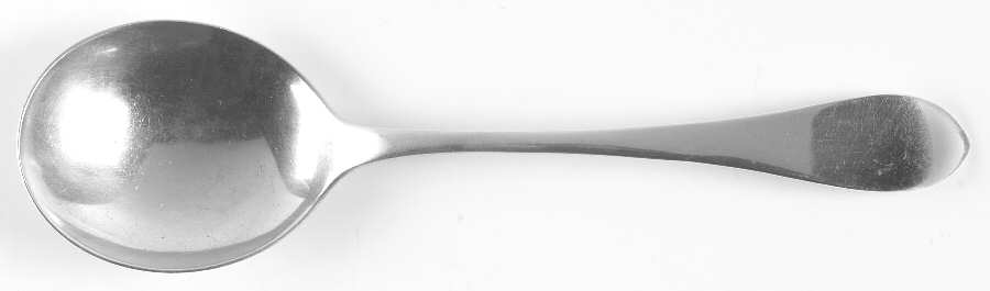 English Antique (Sterling, 1895) Round Bowl Soup Spoon (Gumbo)