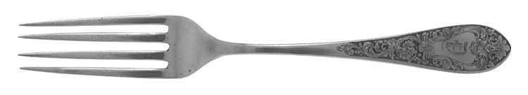 English Antique-Etched (Sterlng, 1895) Fork