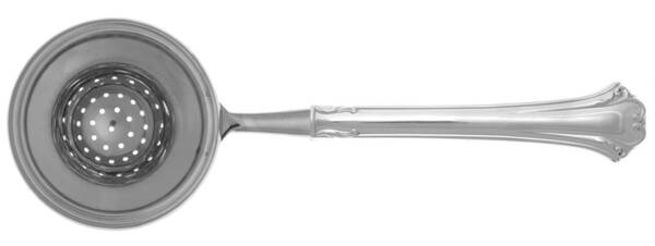 English Chippendale (Sterling, 1984) Tea Strainer Overcup Serving-Stainless Bowl HC