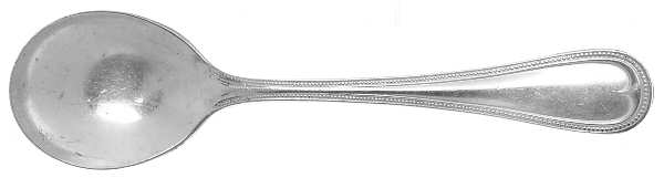 English Gentry (Silverplate, 1977) Round Bowl Soup Spoon (Cream Soup)