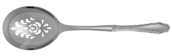 English Provincial (Sterling, 1965) Casserole Spoon with Pierced Stainless Bowl HC