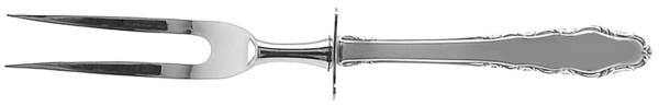 English Provincial (Sterling, 1965) Small Carving Fork W/Sterling Guard