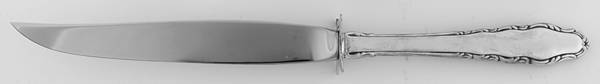 English Provincial (Sterling, 1965) Small Carving Knife W/Sterling Guard