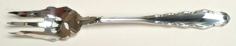 English Provincial (Sterling, 1965) Pickle Fork Pierced with Short Handle HC