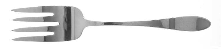 Epicure (Silverplate, 1970) Medium Solid Cold Meat Serving Fork