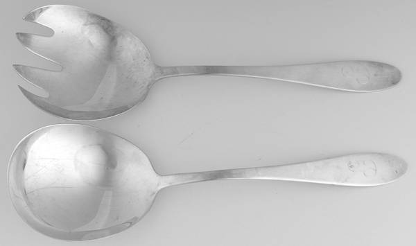 Epicure (Silverplate, 1970) (2 Pc) Solid Salad Set