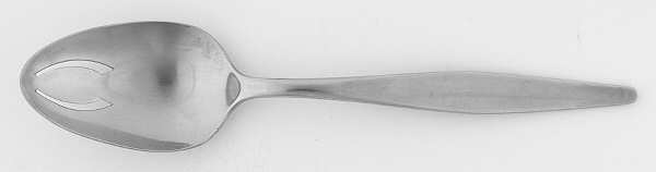 Etude (Stainless, Satin Finish, 1958) Pierced Tablespoon (Serving Spoon)